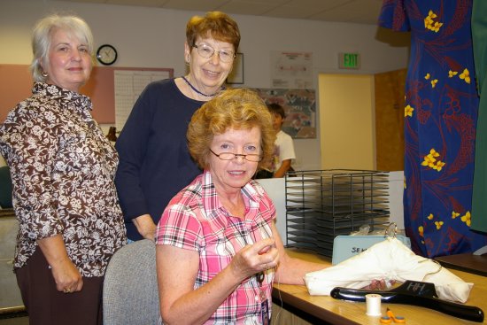 Ladies at work at the United Airlines Denver Flight Center